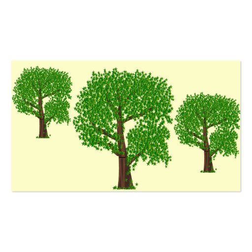 An Odd Tree Business Cards (back side)