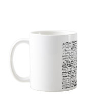 An Ode to Many Fonts Mug