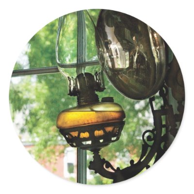 An oil lantern stickers by suburbanscenes