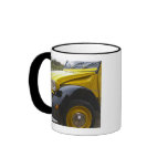 An old black and yellow Citroen 2CV 2 CV, Coffee Mug