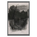 An Old Deserted Mansion Custom Stationery