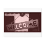 An Old Fashioned Welcome Postcard