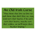 An Old Irish Curse posters