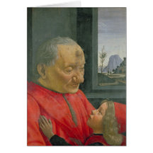 An Old Man and a Boy, 1480s Greeting Cards