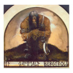 An Old Mountain Troll Poster
