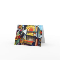 An Open Book - Blank note card