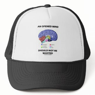 An Opened Mind Should Not Be Wasted (Brain) hat