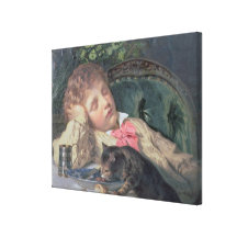 An Opportune Moment Stretched Canvas Prints