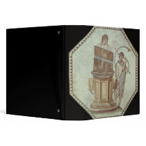 An organist and a horn player entertain 3 ring binder