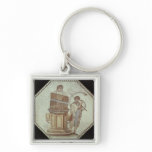An organist and a horn player entertain keychains