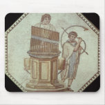 An organist and a horn player entertain mousepad