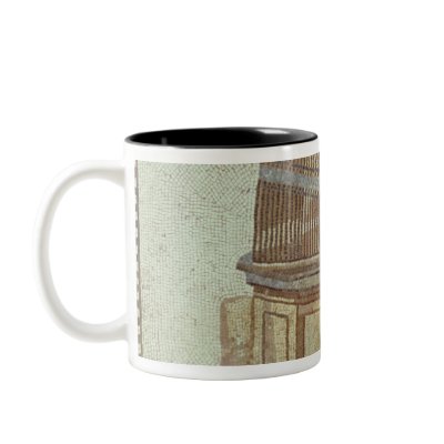 An organist and a horn player entertain coffee mugs by bridgemanart