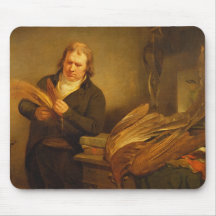 An Ornithologist, probably Mr. Thomson, Animal and Mouse Pad
