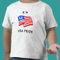 An RN USA Pride t-shirts