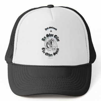 An Shee Eilee Hat Celtic Lady & Dragon w/shadow by Jaciemac