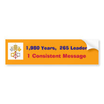 An Unbroken Chain of Leaders Bumper Stickers