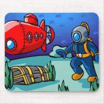 An Underwater Adventure mousepads by RandomGames An Underwater Adventure mousepads