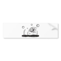 An underwater fish bumper stickers by homi77 An underwater fish bumper stickers