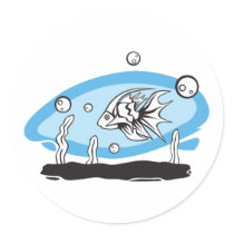 An underwater fish stickers by homi77 An underwater fish stickers