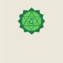 Anahata Chakra edun LIVE T-Shirt by templegreen Anahata Chakra edun LIVE T-Shirt