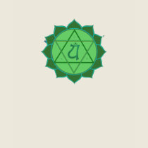 Anahata Chakra Ladies T-Shirt by templegreen Anahata Chakra Ladies T-Shirt