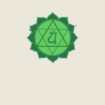 Anahata Chakra Long Sleeve (fitted) t-shirts by templegreen Anahata Chakra Long Sleeve (fitted) t-shirts