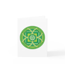Anahata chakra Mandala - greeting card