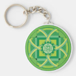 Anahata chakra Mandala Key Chain