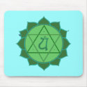 Anahata Chakra Mousepad by templegreen Anahata Chakra Mousepad