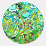 Anahata - energies open round sticker