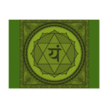 anahata or heart chakra Postcard