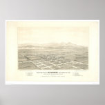 Anaheim, CA. Panoramic Map (0025A) - Restored Posters