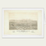 Anaheim, CA. Panoramic Map (0025A) - Unrestored cards