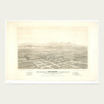 Anaheim, CA. Panoramic Map (0025A) - Unrestored posters