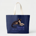 Anakin Two Legged Cat Logo, Cute Kitten Tote Bag