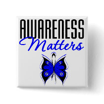 Anal Cancer Awareness Matters Button