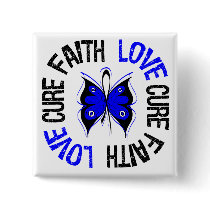 Anal Cancer Faith Love Cure Button
