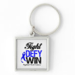 Anal Cancer Fight Defy Win Keychains