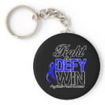 Anal Cancer Fight Defy Win Key Chain