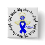 Anal Cancer God Made My Hero An Angel Pinback Button