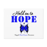 Anal Cancer Hold On to Hope Post Cards
