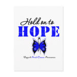 Anal Cancer Hold On to Hope Postcard