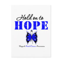 Anal Cancer Hold On to Hope Postcard