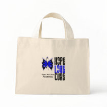 Anal Cancer Hope Love Cure Tote Bags