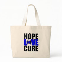 Anal Cancer Hope Love Cure Tote Bag