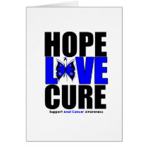 Anal Cancer Hope Love Cure Card