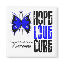 Anal Cancer Hope Love Cure Fridge Magnets