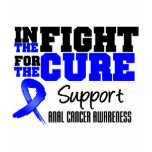 Anal Cancer In The Fight For The Cure t-shirts