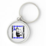 Anal Cancer Standing Strong We Can Do It Keychains