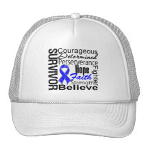 Anal Cancer Survivor Collage Mesh Hat